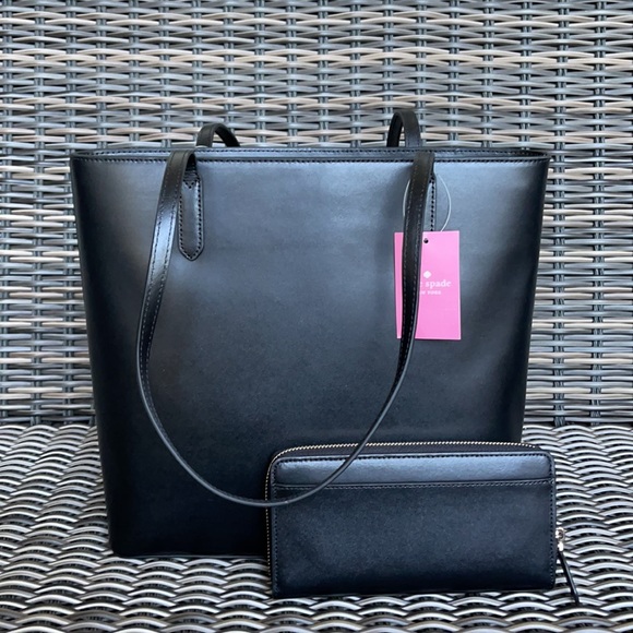 KATE SPADE JANA TOTE BLACK & Kate Spade jana large continental wallet - Picture 6 of 16